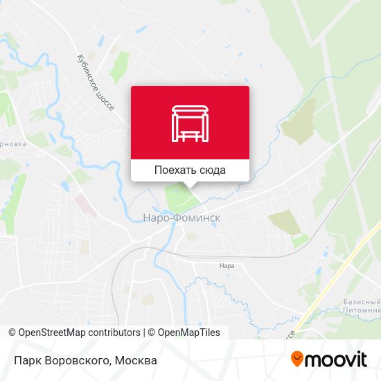 Карта Парк Воровского