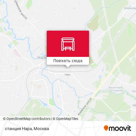 Карта станция Нара