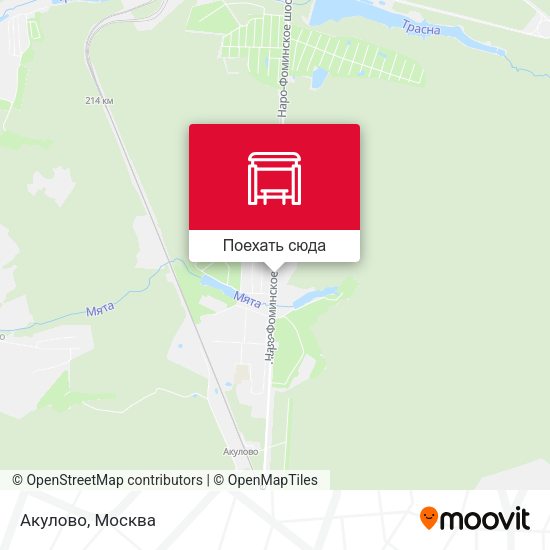 Карта Акулово