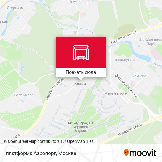 Карта платформа Аэропорт