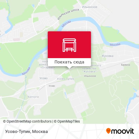Карта усово тупик