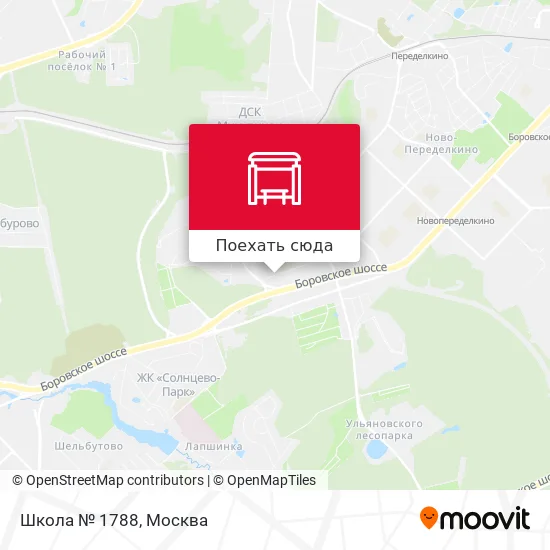 Карта Школа № 1788