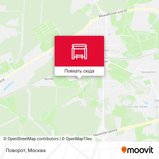 Карта Поворот