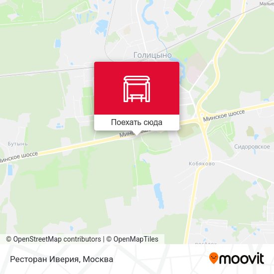 Карта Ресторан Иверия