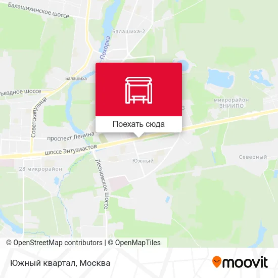 Карта Южный квартал
