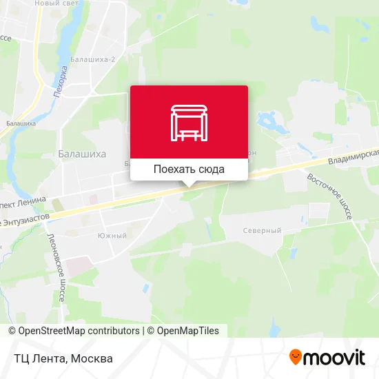 Карта ТЦ Лента