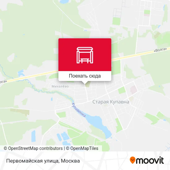 Карта Первомайская улица