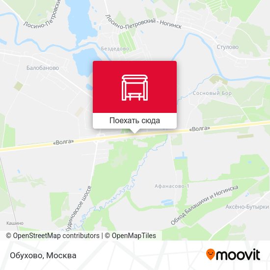 Карта Обухово
