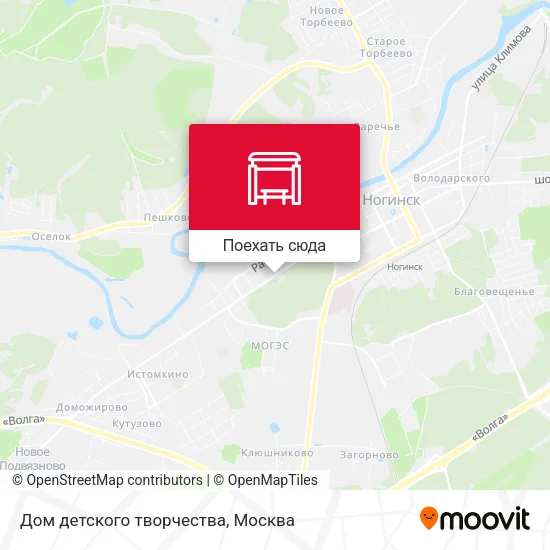 Карта Дом детского творчества