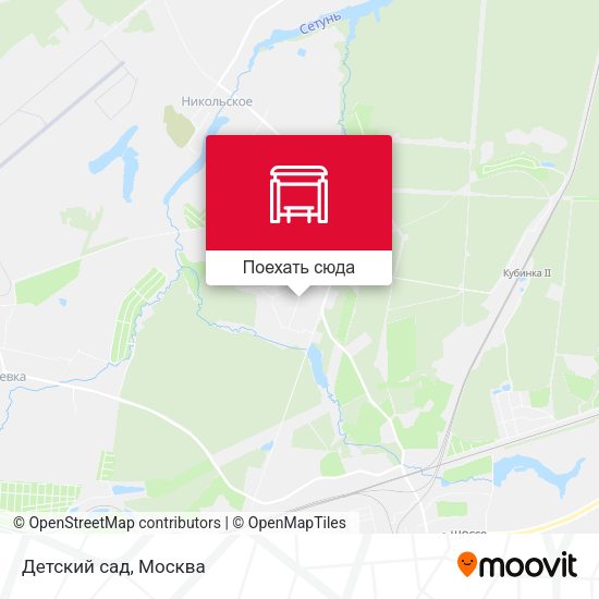 Карта Детский сад