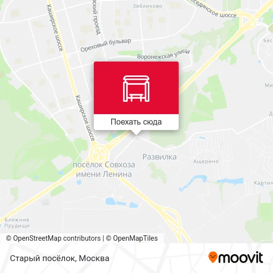 Карта Старый посёлок