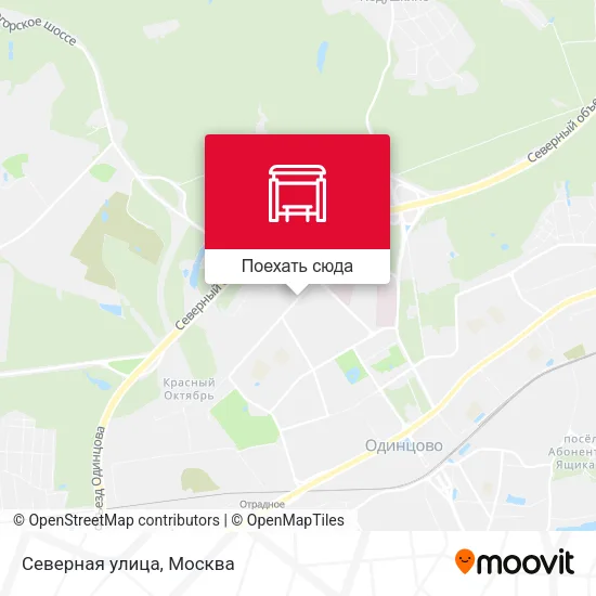 Карта Северная улица