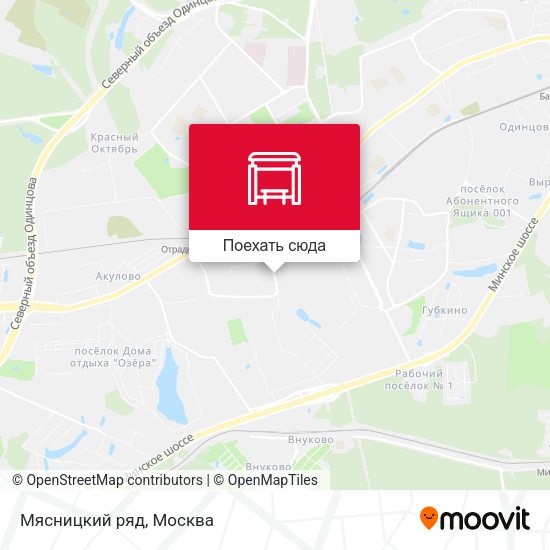 Карта Мясницкий ряд
