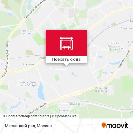 Карта Мясницкий ряд