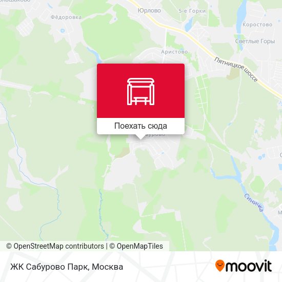 Карта ЖК Сабурово Парк