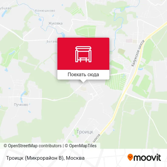 Карта Троицк (Микрорайон В)