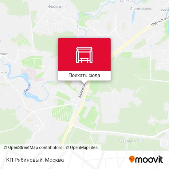 Карта КП Рябиновый