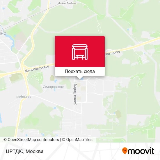 Карта ЦРТДЮ