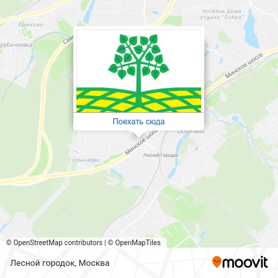 Карта Лесной городок