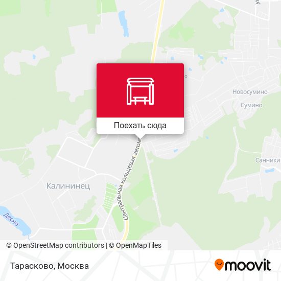Карта Тарасково