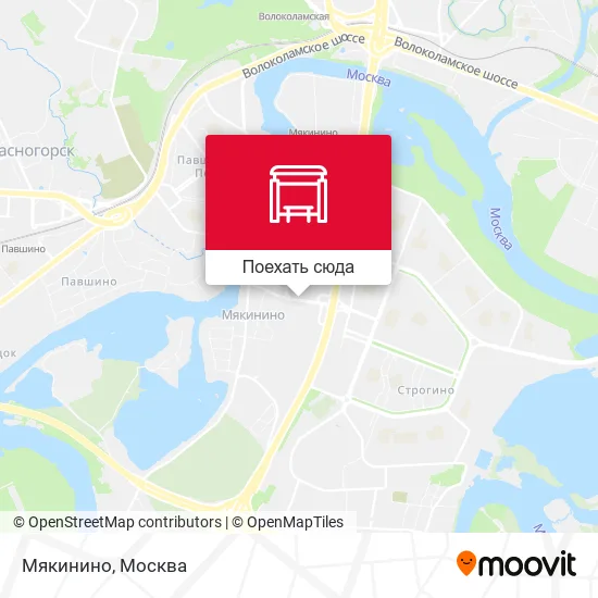 Карта Мякинино