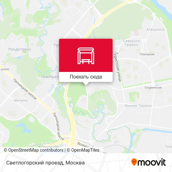 Карта Светлогорский проезд