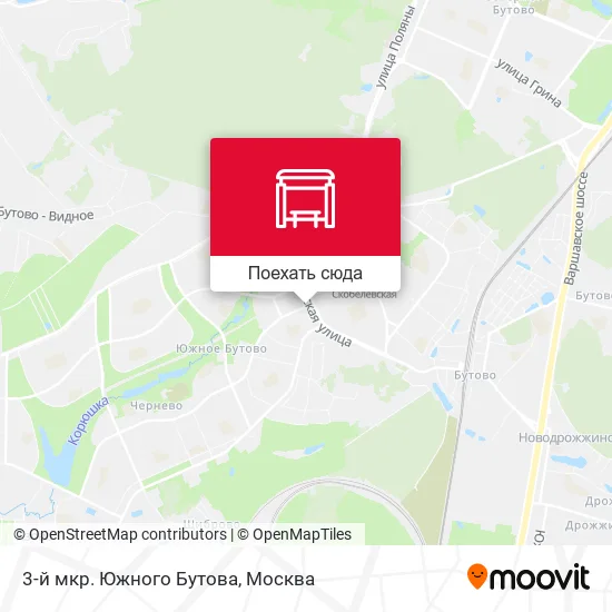 Карта 3-й мкр. Южного Бутова