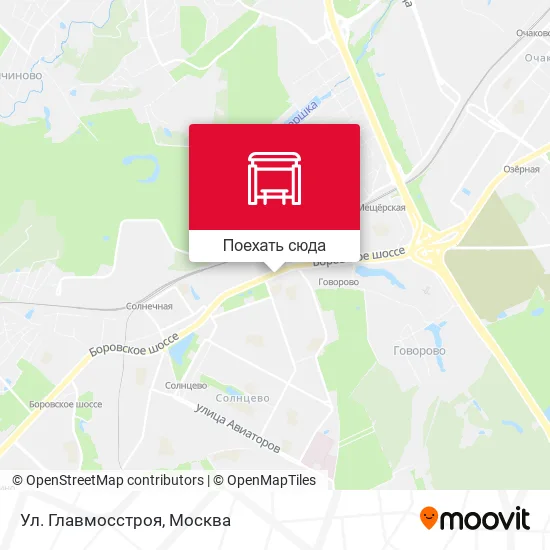 Карта Ул. Главмосстроя