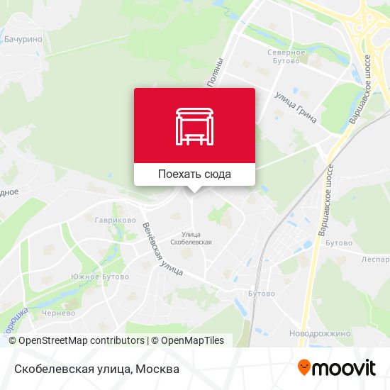 Карта Скобелевская улица