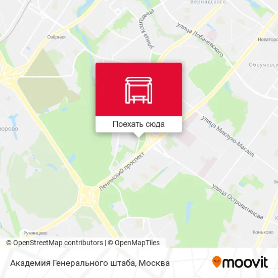 Карта Академия Генерального штаба