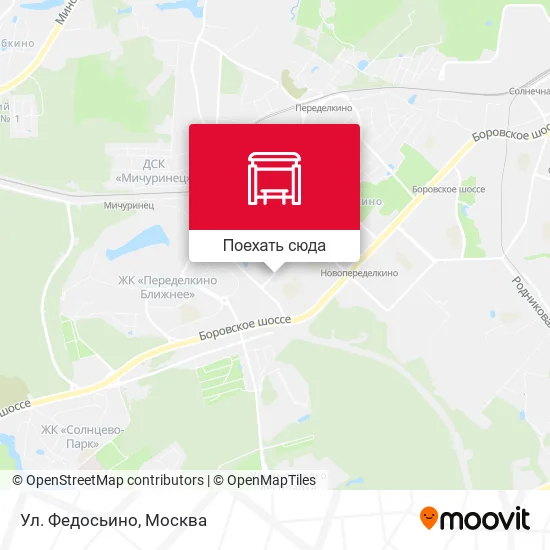 Карта Ул. Федосьино