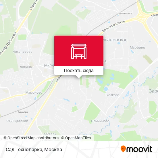 Карта Сад Технопарка