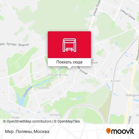 Карта Мкр. Поляны
