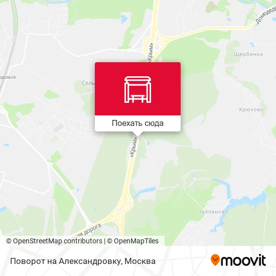 Карта Поворот на Александровку