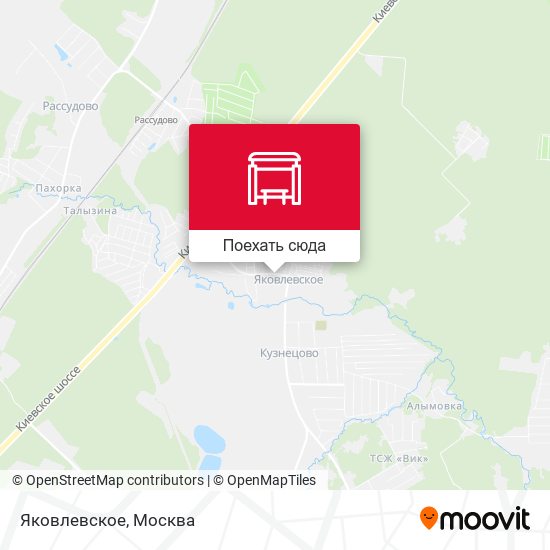 Карта Яковлевское