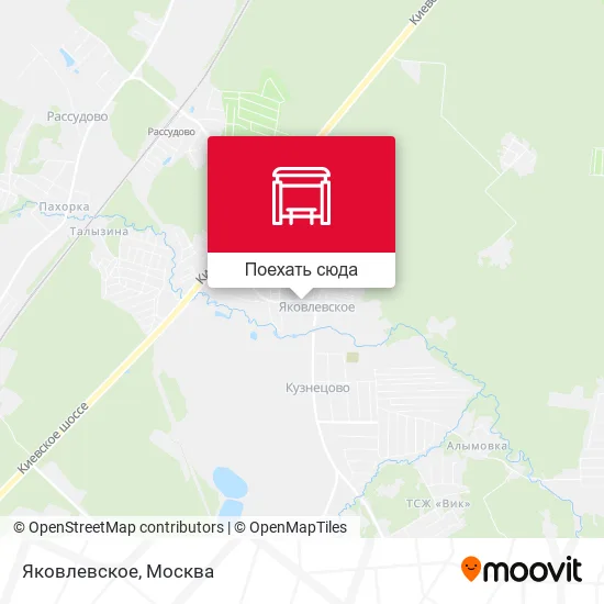Карта Яковлевское