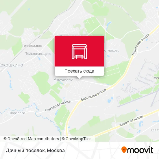 Карта Дачный поселок