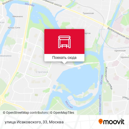 Карта улица Исаковского, 33