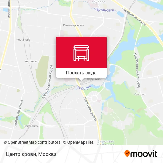 Карта Центр крови