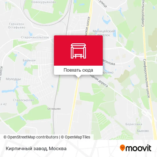 Карта Кирпичный завод