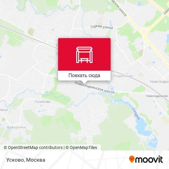 Карта Усково