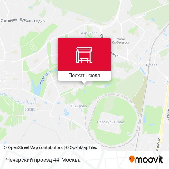 Карта Чечерский проезд 44