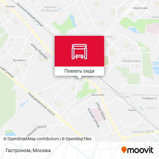 Карта Гастроном