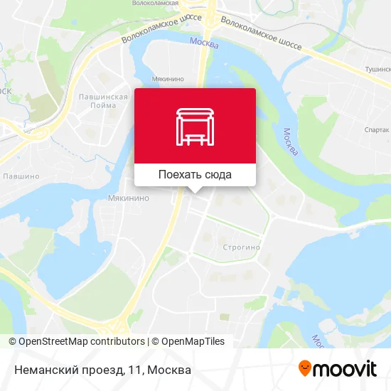 Карта Неманский проезд, 11
