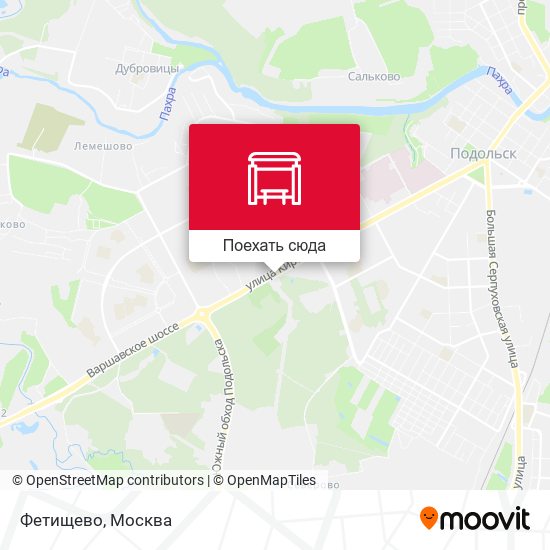 Карта Фетищево