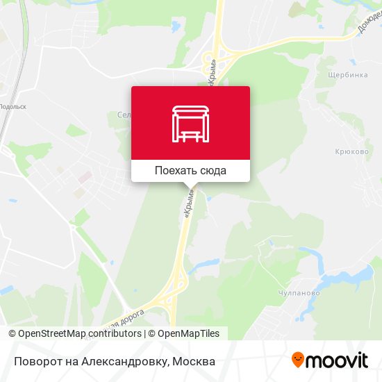 Карта Поворот на Александровку