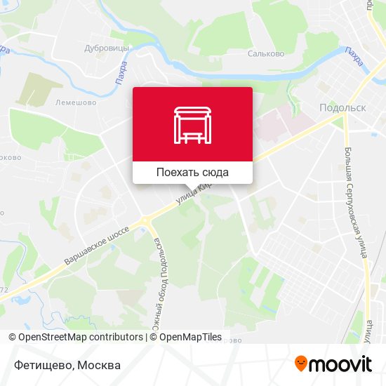 Карта Фетищево