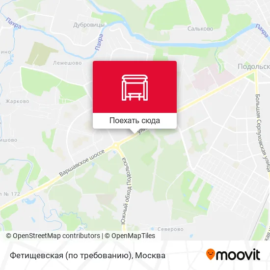 Карта Фетищевская (по требованию)