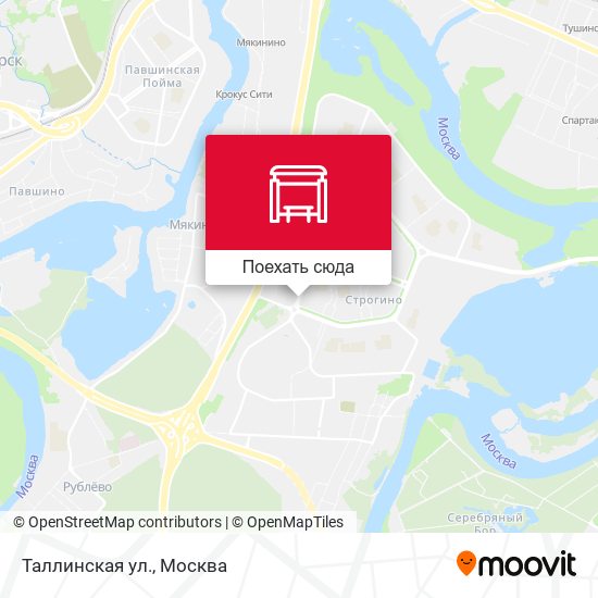 Карта Таллинская ул.