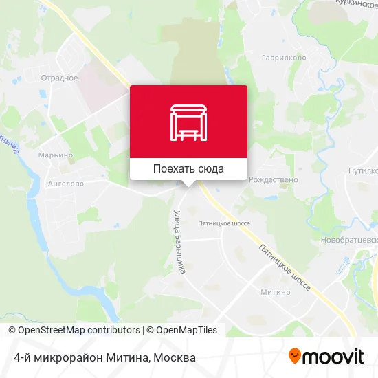 Карта 4-й микрорайон Митина